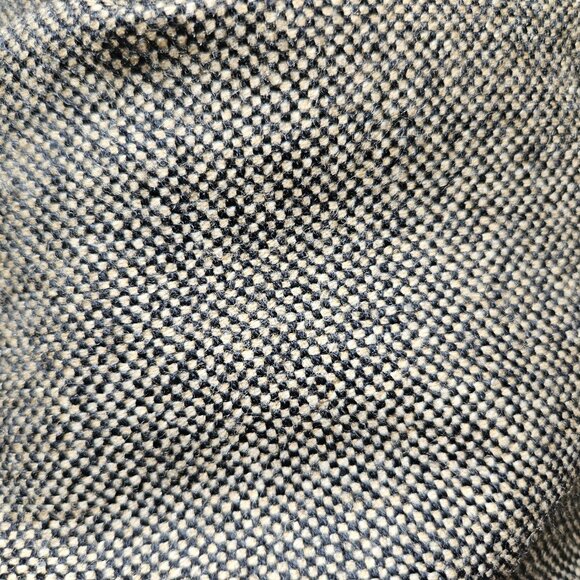 Lands'End 100% Lambswool Men's Tweet Blazer SZ 40R Black/Beige Sport Coat Preppy - Picture 15 of 15